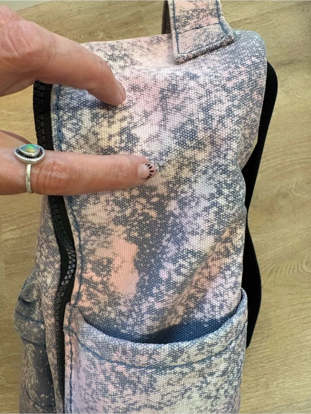 Marc Jacobs THE BACKPACK custom Pink Marble Splatter